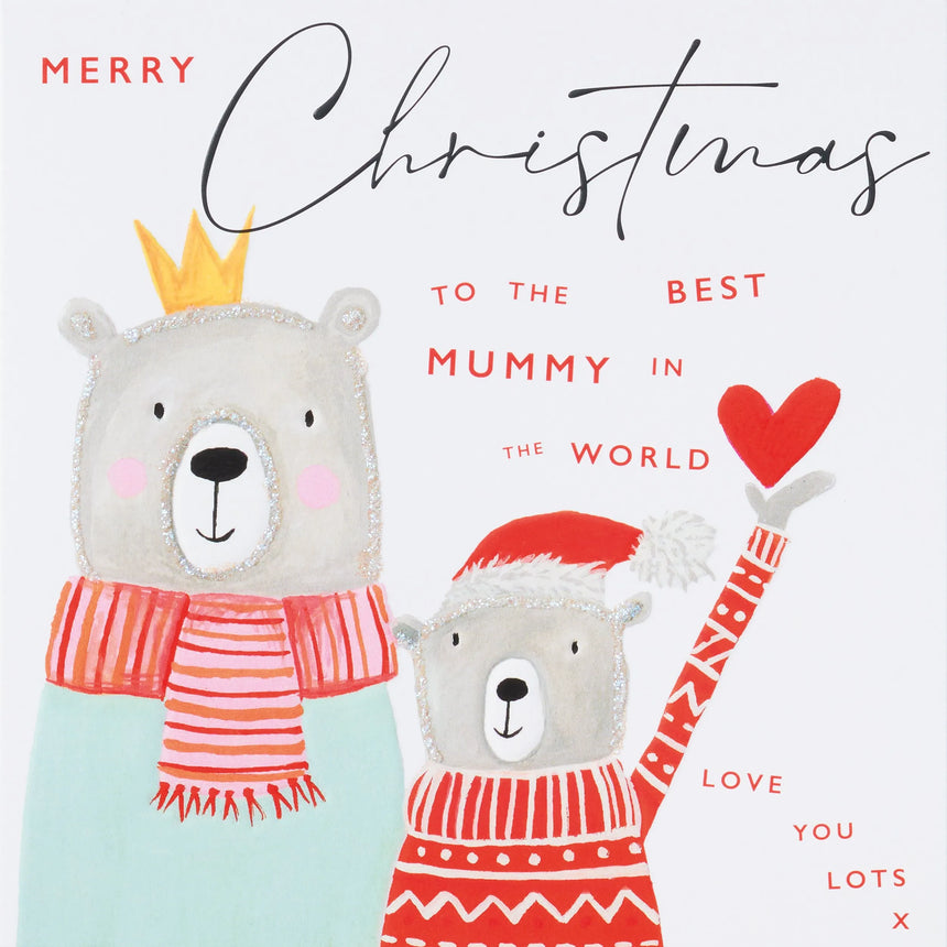 Janie Wilson Mummy Christmas Card