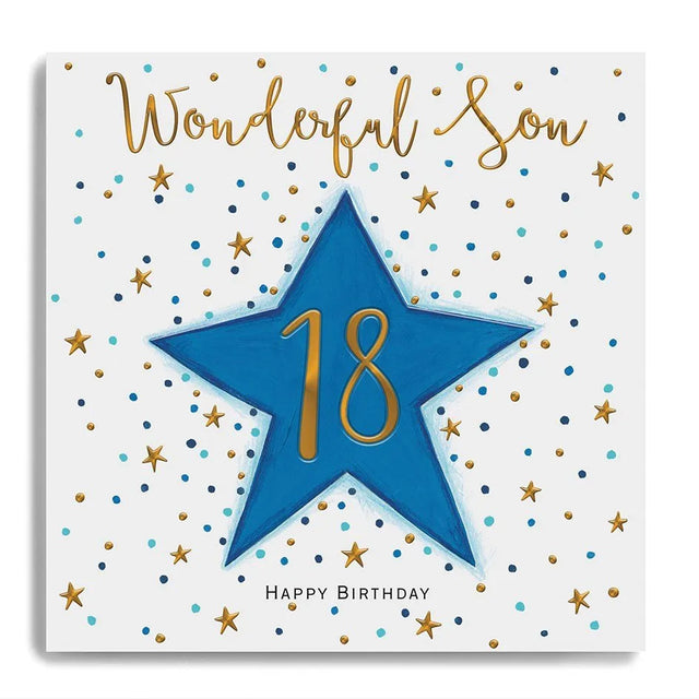 Janie Wilson Son 18th Birthday Card