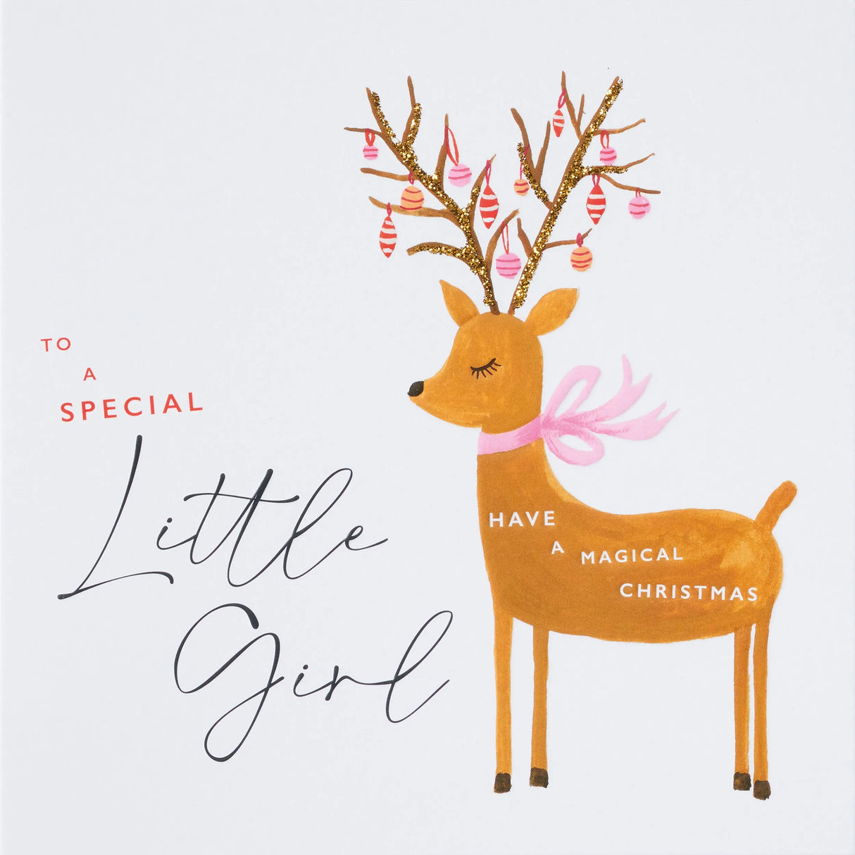 Janie Wilson Special Little Girl Christmas Card