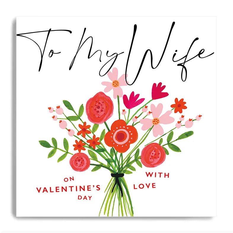 Janie Wilson Wife Valentines Card