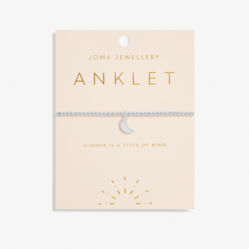 Joma Silver Moon Anklet