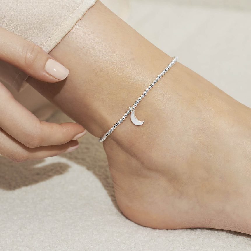 Joma Silver Moon Anklet