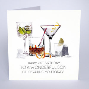 Five Dollar Shake Son 21st Birthday Card