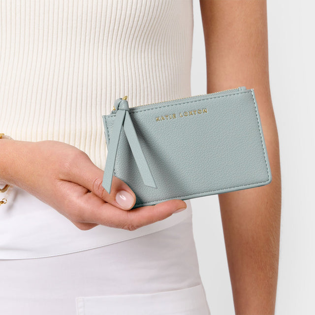 Katie Loxton Hallie Coin and Card Holder - Duck Egg Blue