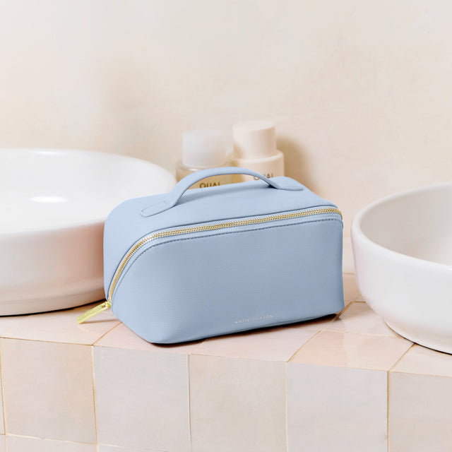 Katie Loxton Medium Make Up Bag - Blue Aura