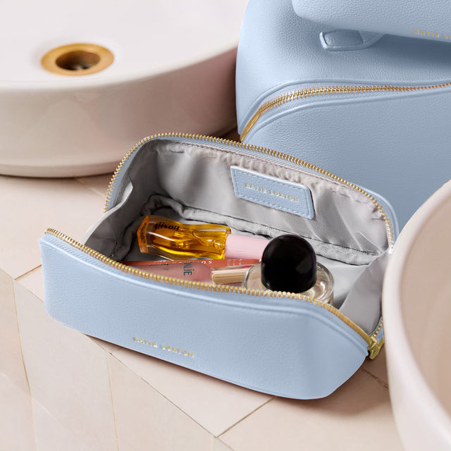 Katie Loxton Small Makeup Bag - Blue Aura
