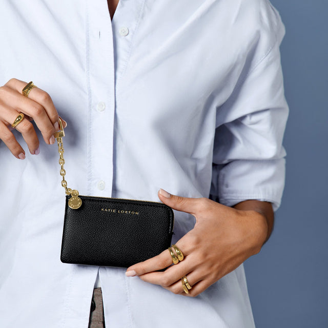 Katie Loxton Tilly Keychain Purse - Black
