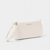 Katie Loxton Asha Suedette Wristlet Clutch Bag - Off-White