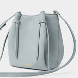 Katie Loxton Celina Mini Suedette Bucket Bag - Blue Mist