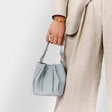 Katie Loxton Celina Mini Suedette Bucket Bag - Blue Mist