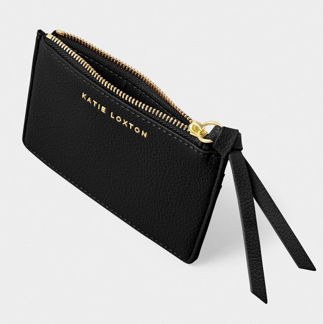 Katie Loxton Hallie Coin and Card Holder - Black