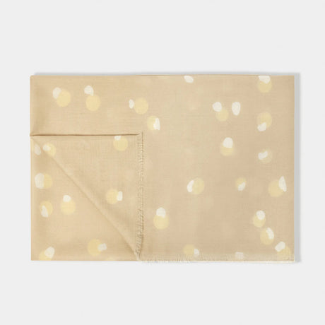 Katie Loxton Polka Dot Scarf - Soft Tan/White