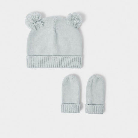 Katie Loxton Baby Hat and Mittens Set - Sage