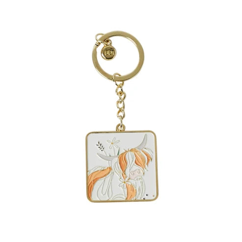 Highland Cow Keyring