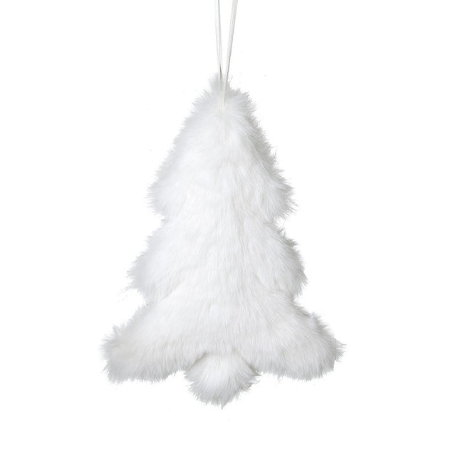 Hanging White Fluffy Tree