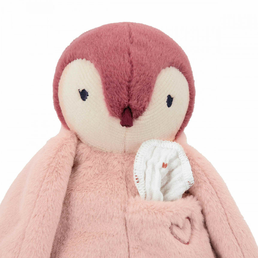 Kaloo Kissing Plush Penguin Pink