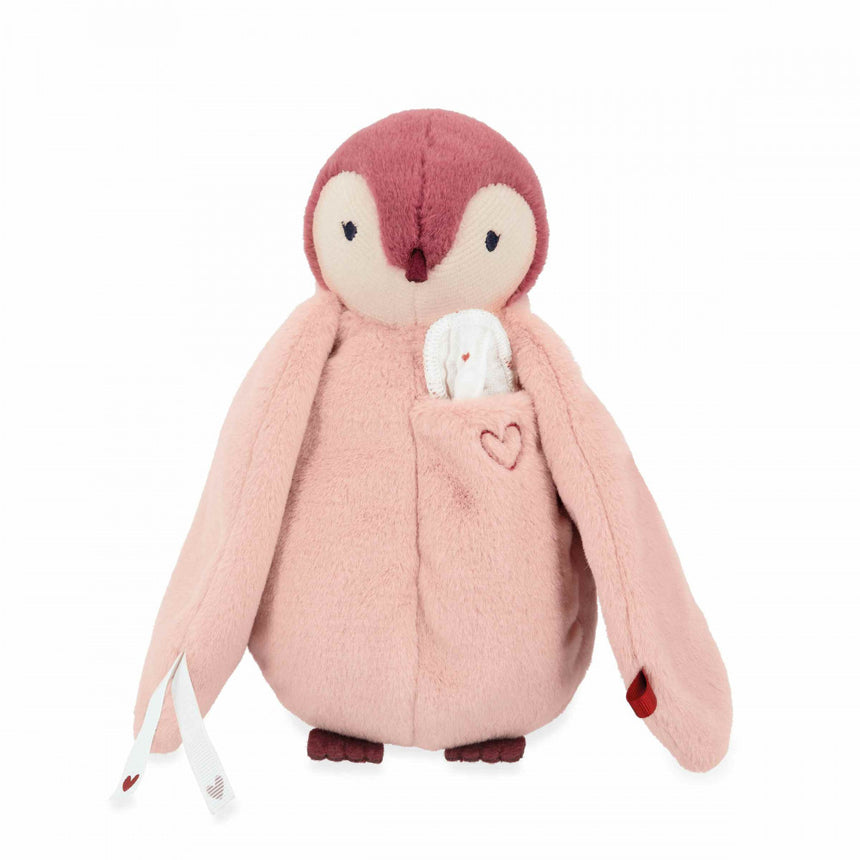 Kaloo Kissing Plush Penguin Pink