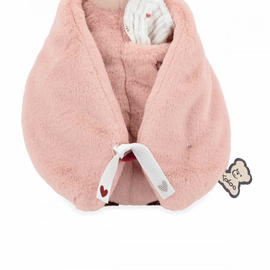 Kaloo Kissing Plush Penguin Pink