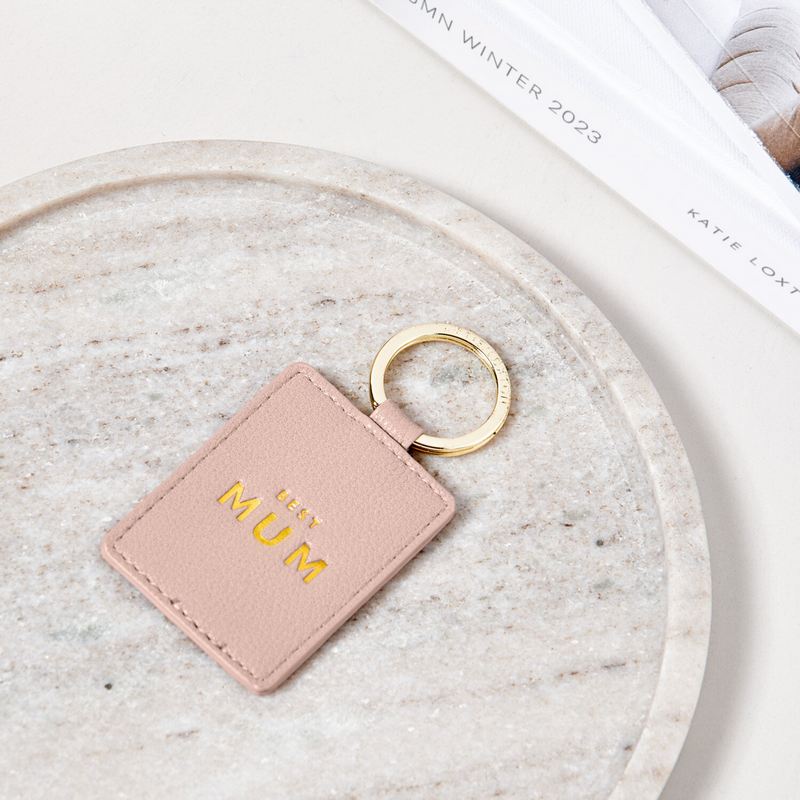 Katie Loxton Best Mum Boxed Keyring Pink