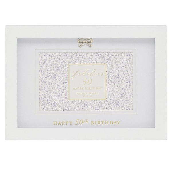 Happy 50th Birthday Picture Frame 4x6