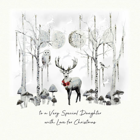 To A Very Special Daughter With Love For Christmas Card