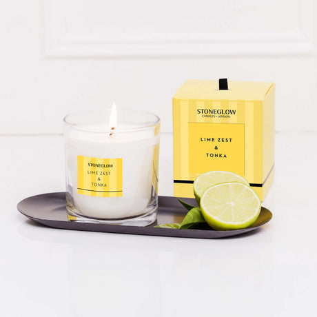 Stoneglow Lime Zest & Tonka Candle