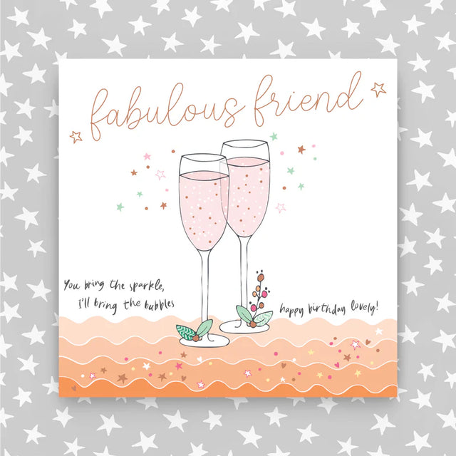 Happy Birthday Fabulous Friend Card