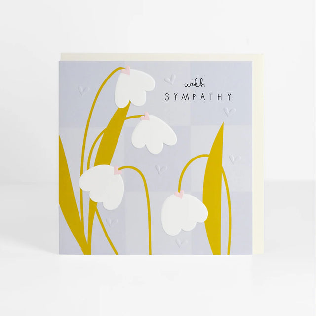 With Sympathy Tulip Card
