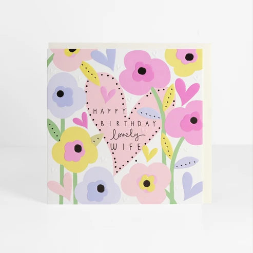 Lovely Wife Birthday Card