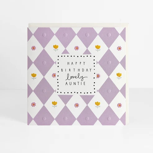 Lovely Auntie Birthday Card