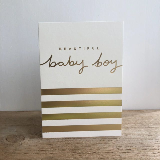 Megan Claire Beautiful Baby Boy Card