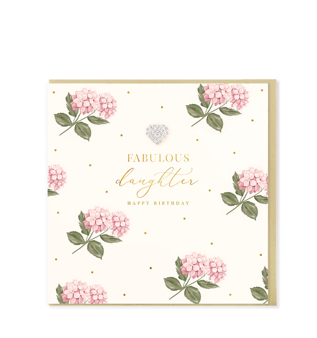Heart Designs Daughter Birthday Card