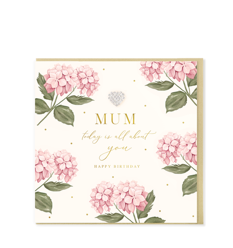 Heart Designs Mum Birthday Card