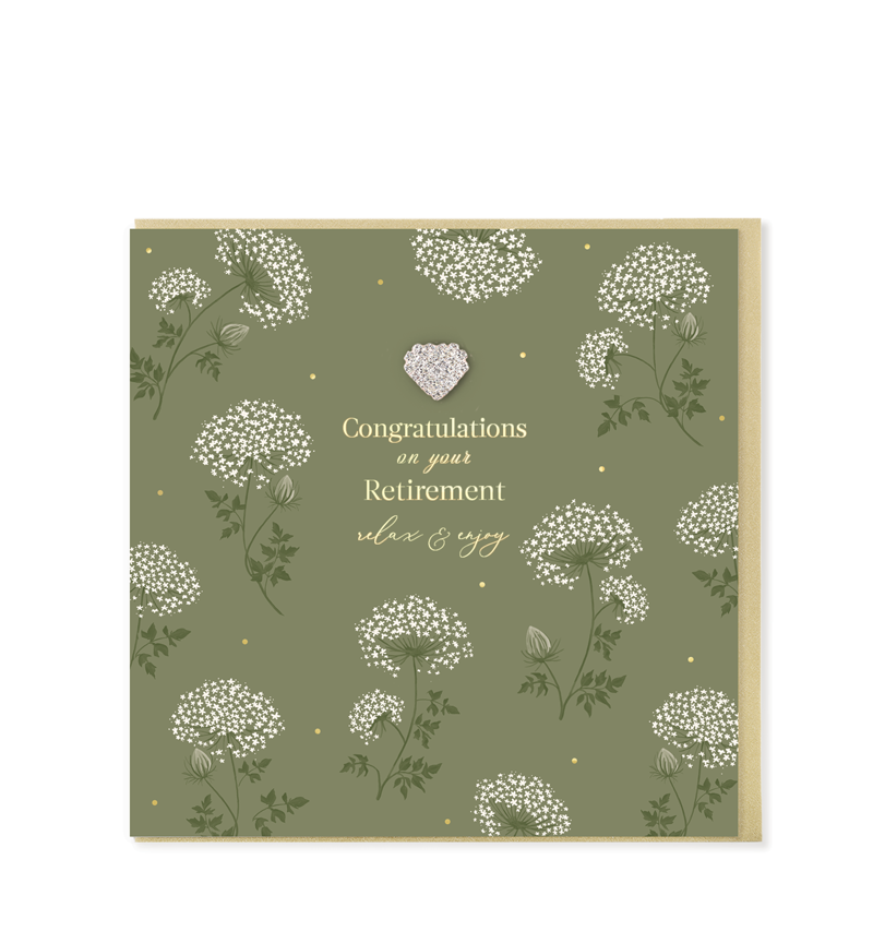 Heart Designs Retirement Card