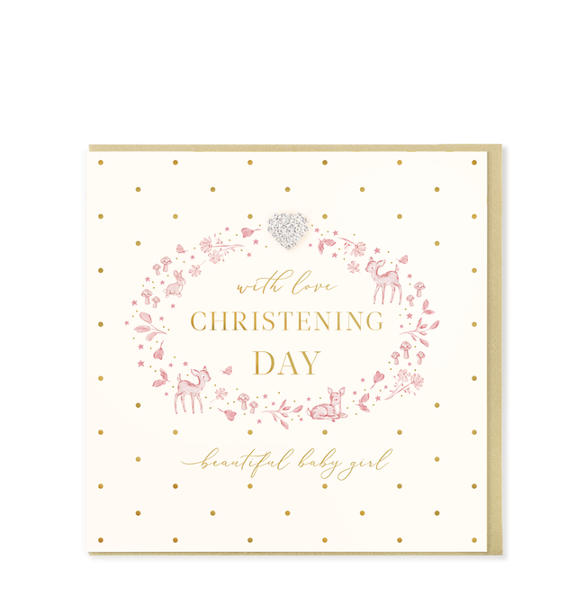 Christening Day Baby Girl Card