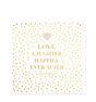 Heart Designs Wedding Large Card