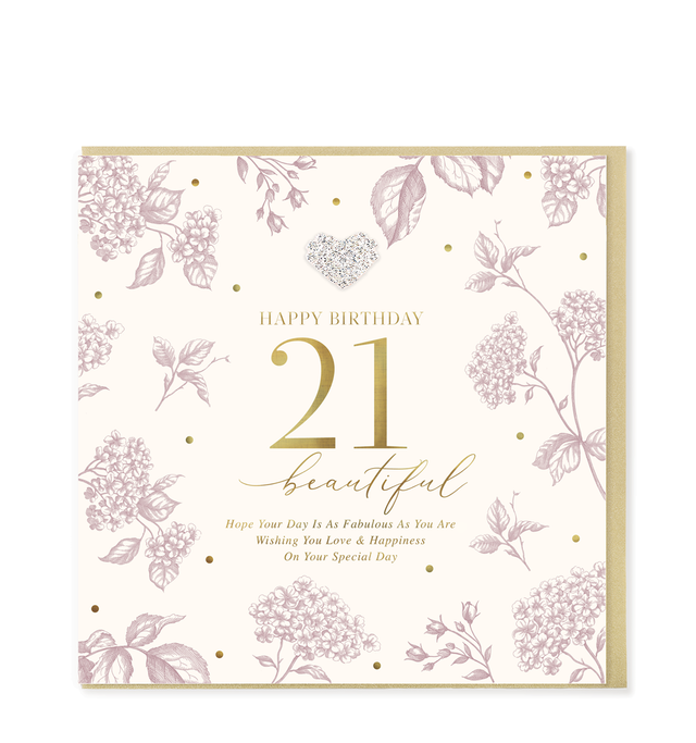 21 Beautiful Birthday Large Card