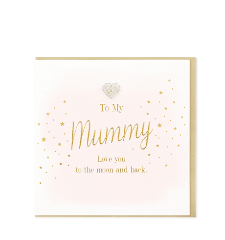 Heart Designs Mummy Birthday Card