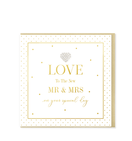 Heart Designs Wedding Card