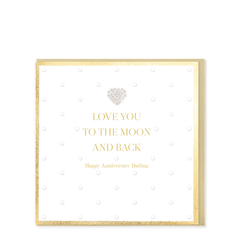 Heart Designs Anniversary Card