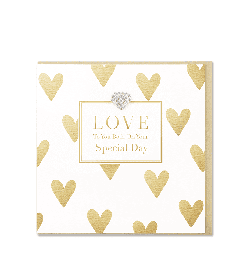 Heart Designs Wedding Card