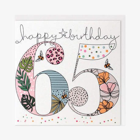 Belly Button Giftware Female 65th Birthday Card