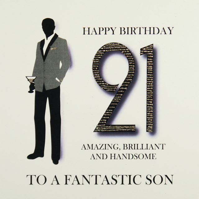 Son 21st Birthday Card