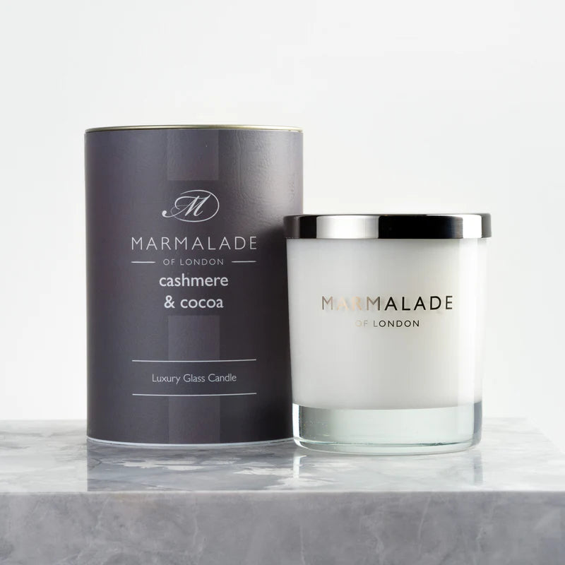 Marmalade Cashmere & Cocoa Glass Candle