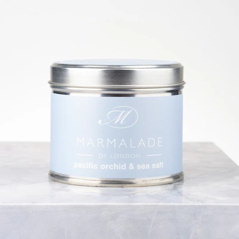 Marmalade Pacific Orchid & Sea Salt Tin Candle - Medium