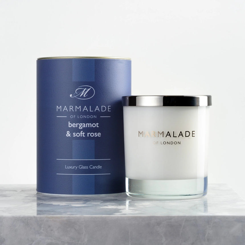 Marmalade Bergamot & Soft Rose Glass Candle