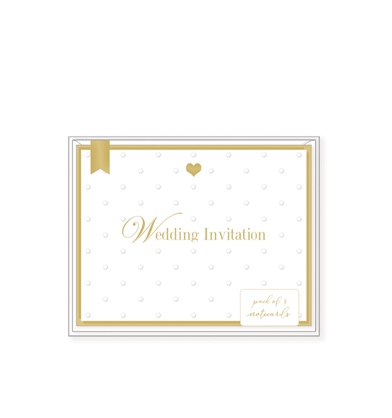 Heart Designs Wedding Invitation Notecards