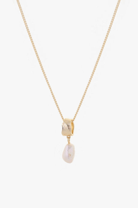 Tutti Freshwater Pearl Necklace Gold