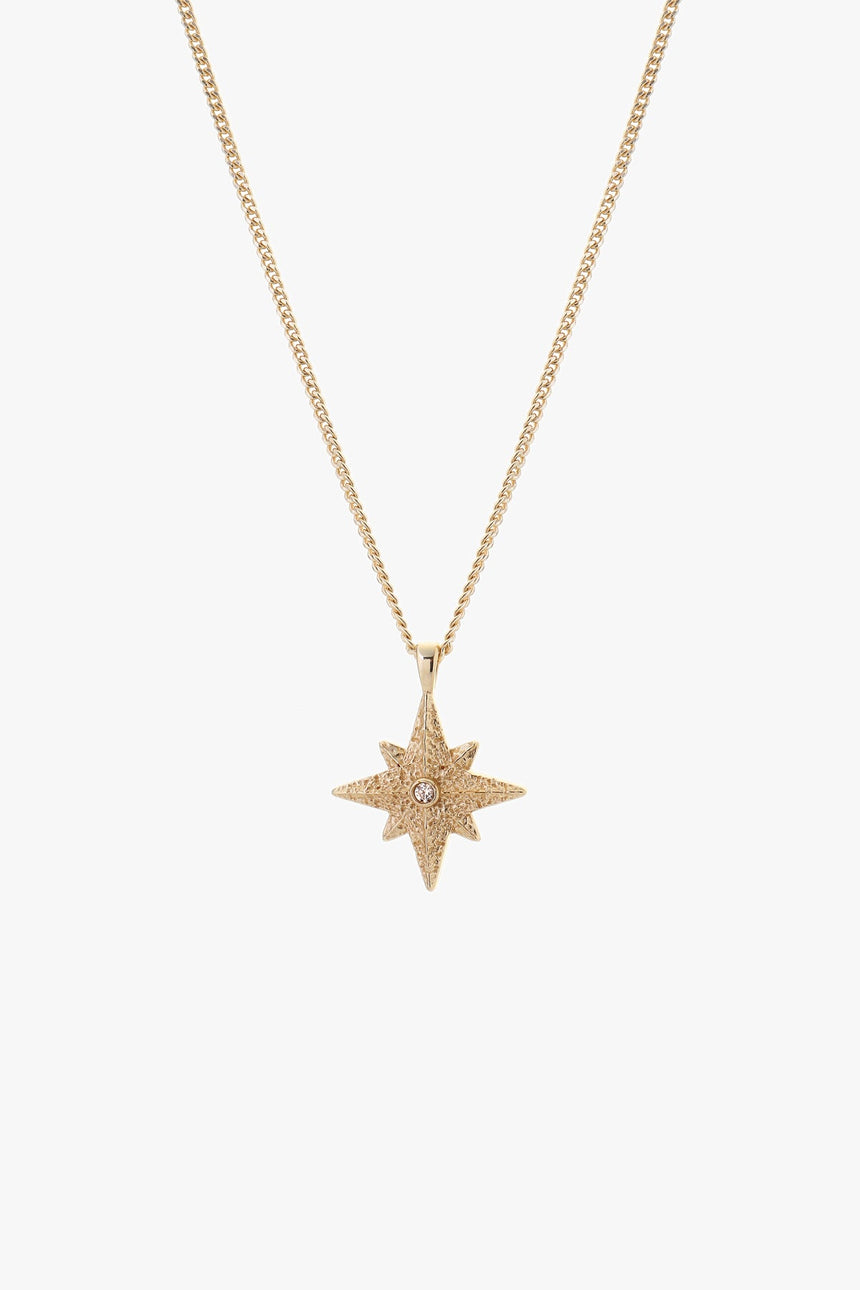 Faith Star Necklace Gold