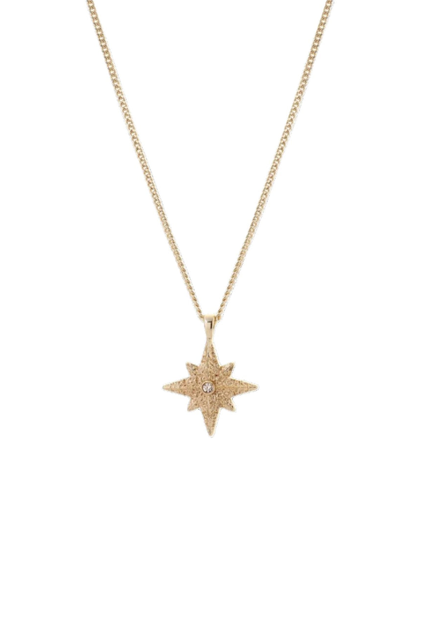 Faith Star Necklace Silver